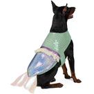 Fantasia de cachorro Cyeollo Mermaid para cães grandes tamanho XL