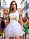 Fantasia de Carnaval com Led Feminina