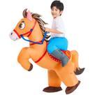 Fantasia de cavalo inflável KOOY Kids Riding Cowboy Halloween