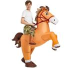Fantasia de cavalo inflável KOOY Ride On Cowboy para adulto