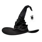 Fantasia de chapéu de bruxa, chapéu de cosplay para festa de Halloween