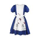 Fantasia De Cosplay Alice Madness Returns Para Mulheres, Vestido De Uniforme De Empregada Sangrenta Fantasia De Cosplay Alice Madness Returns Para Mulheres, Vestido De Uniforme De Empregada Sangrenta