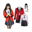 Fantasia De Cosplay Anime Kakegurui Jabami Yumeko, Uniforme Escolar Japonês Para Meninas, Halloween