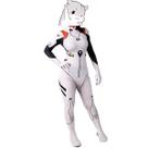 Fantasia de cosplay de anime Ayanami Reis, meia-calça de cosplay de Halloween