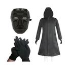 Fantasia De Cosplay De Drama Coreano Masculina Em Preto Com Luvas Para Festa De Carnaval
