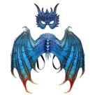 Fantasia de cosplay de Halloween para adultos, coruja, asas de dragão, impressão 3D Fantasia de cosplay de Halloween para adultos, coruja, asas de dragão, impressão 3D
