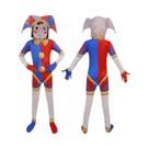 Fantasia De Cosplay Digital Circus Pomni Para Adultos E Crianças, Macacão Com Chapéu, Bodysuit De Fantasia De Cosplay Digital Circus Pomni Para Adultos E Crianças, Macacão Com Chapéu, Bodysuit De