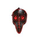Fantasia de cosplay facial de plástico para rosto inteiro com máscara de bico Steampunk