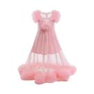 Fantasia De Cosplay Glinda Rosa Para Meninas, Vestido Para Festa De Halloween, Show E Role-Playing