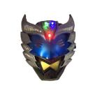 Fantasia de cosplay infantil de plástico luminoso Mask Armour Warrior