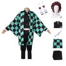 Fantasia de cosplay: jaqueta Yakisle Tanjiro, unissex para adultos