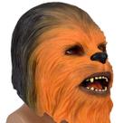 Fantasia de cosplay para festa de látex com máscara facial Chewbacca