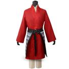 Fantasia de cosplay, roupa de fantasia de anime de Mulan para o Halloween