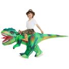 Fantasia de dinossauro inflável COMIN Green T Rex Kids 2-10Y Fantasia de dinossauro inflável COMIN Green T Rex Kids 2-10Y