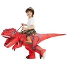 Fantasia de dinossauro inflável COMIN Kids Red T Rex 36 Fantasia de dinossauro inflável COMIN Kids Red T Rex 36