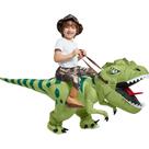 Fantasia de dinossauro inflável One Casa T Rex para crianças de 2 a 3 anos
