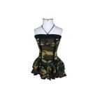 Fantasia de Exército Militar Feminino sem alça
