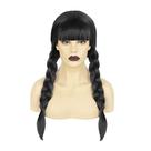 Fantasia de festa anime Wig Wednesdays Double Ponytail Braid Fantasia de festa anime Wig Wednesdays Double Ponytail Braid