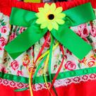 Fantasia de Festa Junina Menina Infantil Saia Com Babado
