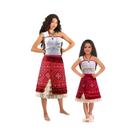 Fantasia De Filme Vaiana Para Crianças E Adultas, Conjunto De Vestido E Colar, Roupa Infantil Para
