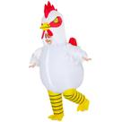 Fantasia de frango inflável Stegosaurus para crianças de Halloween