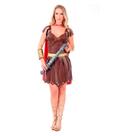 Fantasia de Guerreira Adulto Luxo Feminina Fantasia de Guerreira Adulto Luxo Feminina