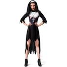 Fantasia de Halloween A Freira Maldita Adulta Feminina Com Véu