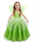 Fantasia de Halloween Axaxa Tinker Bell Fairy com asas para meninas
