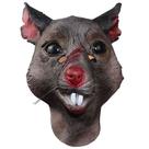 Fantasia de Halloween de látex com máscara Mokry Party Scar Rat Head