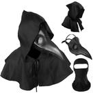 Fantasia de Halloween HAOSUN Plague Doctor Máscara e Capa Masculina