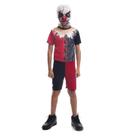 Fantasia De Halloween Infantil Masculina Palhaço IT A Coisa Com Máscara