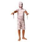 Fantasia de Halloween Múmia Infantil Amon Sacerdote Fantasia de Halloween Múmia Infantil Amon Sacerdote