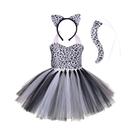 Fantasia De Halloween Para Meninas Com Tema De Animais Da Floresta, Vestido Tutu Com Estampa De