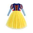 Fantasia De Halloween Para Meninas, Vestido De Tule Branca De Neve, Fantasia De Festa De Natal Para