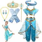 Fantasia de jasmim para meninas Yosbabe Arabian Princess 7-8Y