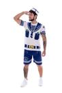 Fantasia De Marinheiro Camiseta Adulto Carnaval
