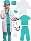 Fantasia de médico infantil Gortykor Doctor Lab Coat de 3 a 10 anos