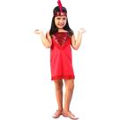 Fantasia de Melindrosa Basic Infantil Pop Com faixa