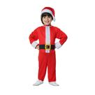 Fantasia de Natal Roupa Papai Noel Infantil Macacão Menino Traje para Noite Natalina Ajudante Entrega de Presentes Taman