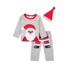 Fantasia De Natal Verde Para Bebês, Meninos E Meninas, Conjunto De Camiseta, Calças E Chapéu Para