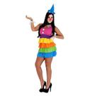 Fantasia de Palhacinha adulta Feminina Com Chapéu Fantasia de Palhacinha adulta Feminina Com Chapéu