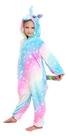 Fantasia de pijama de unicórnio NewPlush Halloween para crianças 5T