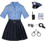 Fantasia de policial Koatobbor Girls Cosplay de 7 a 8 anos