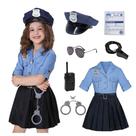 Fantasia de policial Koatobbor Girls Cosplay de 9 a 10 anos