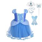 Fantasia de princesa Dressy Daisy tamanho 5 com acessórios