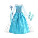 Fantasia De Princesa Elsa Frozen Para Meninas 2026, Fantasia De Halloween Para Crianças, Vestido De