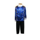 Fantasia de Príncipe Azul Luxo Infantil/Bebê Masculino