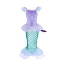 Fantasia de Sereia Ariel para Meninas - Vestido para Festa de Halloween e Carnaval