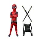 Fantasia De Super-Herói Deadpool Para Crianças De 3 a 12 Anos, Personagens De Filmes, Cosplay De