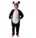 Fantasia de Urso Panda Infantil Animais Completa Com Touca